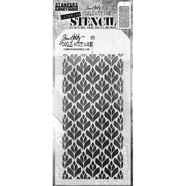 Tim Holtz Layered Stencil Deco Floral S182