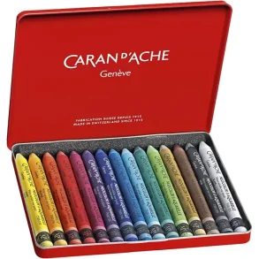 CARAN D�ACHE Neocolor II 1 Pk., 15 Stk., L: 10 cm, Ass. Farver