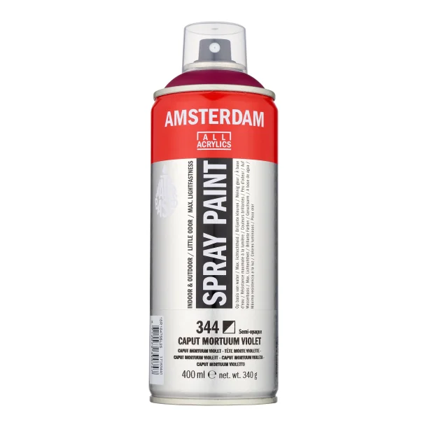 AMSTERDAM Spray paint 400 ml Caput Mortuum Violet 344