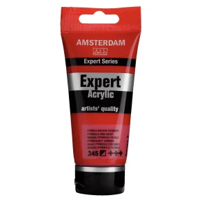 AMSTERDAM Expert Series acrylic tube 75 ml Pyrrole Red Deep 345