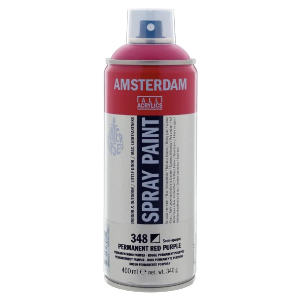 AMSTERDAM Spray paint 400 ml Permanent Red Purple 348