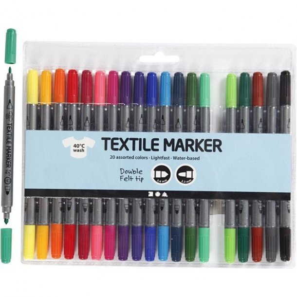 Tekstile Marker 20 Stk