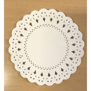 Kage serviet : ca. 9cm 50stk hvid