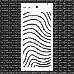 Stencil No. 35 gummiapan