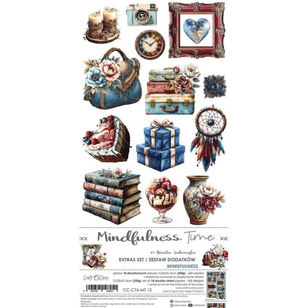 Craft O'Clock Paper Pack "Mindfulness Time - Extras Set - Mindfulness" CC-C76MT-12