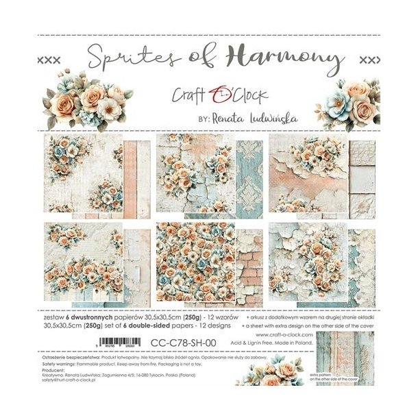 Craft O'Clock Paper Pack "Sprites of Harmony - 30,5x30,5cm" CC-C78-SH-00 