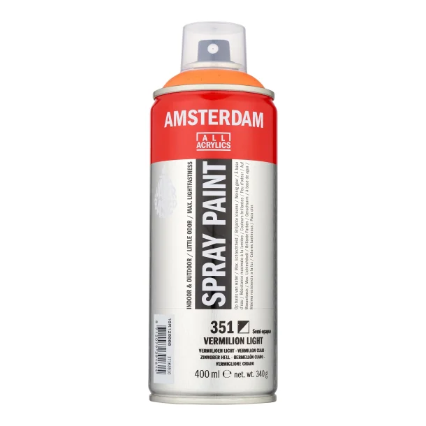 AMSTERDAM Spray paint 400 ml Vermilion Light 351