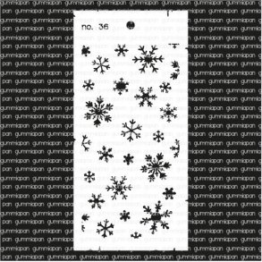 Stencil No. 36 gummiapan  