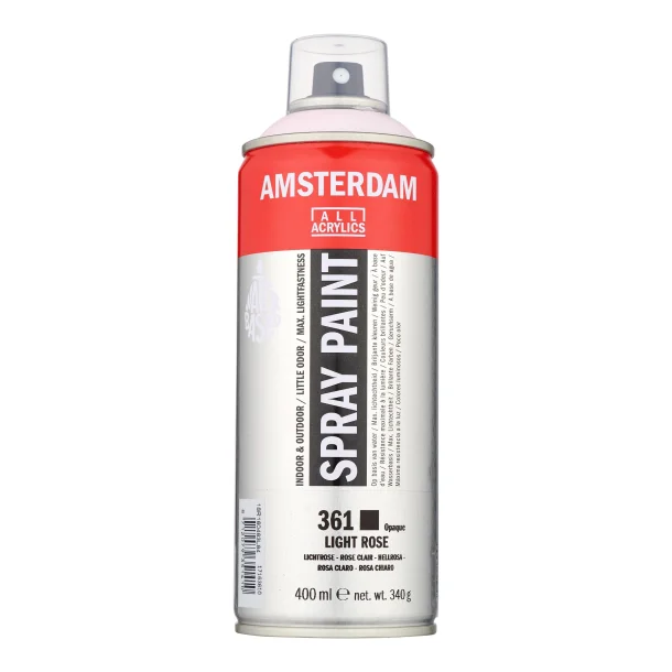 AMSTERDAM Spray paint 400 ml Light Rose 361