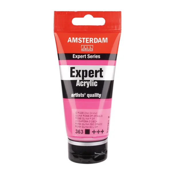 AMSTERDAM Expert Series acrylic tube 75 ml Quina Rose Deep Opaque 363