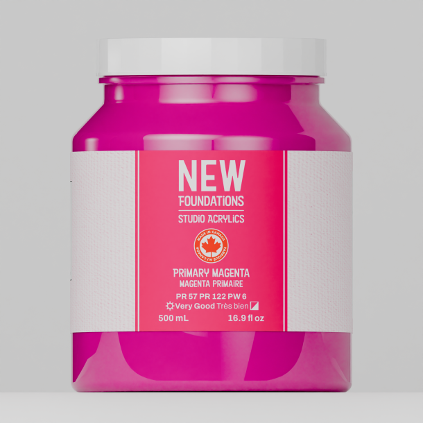 Tri-art New Foundation Primary Magenta 500ml