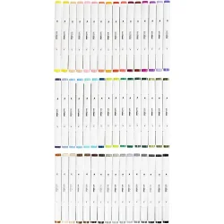 Illustration Marker 1 Pk., 48 Stk., Streg 1+8 mm, Standardfarver