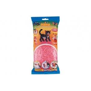 Hama MIDI perler Nr. 72 trans pink 6000stk 