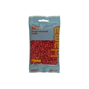 Hama perler midi nr. 114 kirseb�rr�d 1000stk