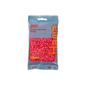 Hama perler midi nr. 121 pink 1000stk