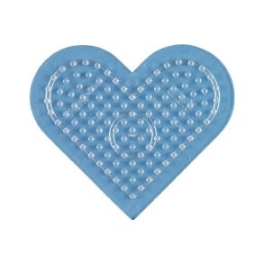 Stiftplade - Transp. Hjerte (lille)