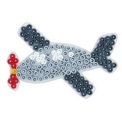 Perleplade Fly midi Hama stiftplade