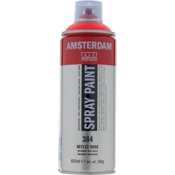 AMSTERDAM Spray paint 400 ml Reflex Rose 384