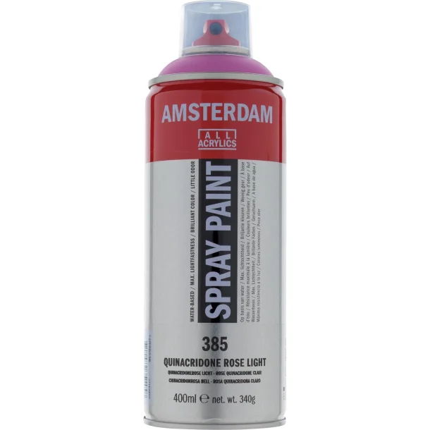 AMSTERDAM Spray paint 400 ml Quinacridone Rose Light 385