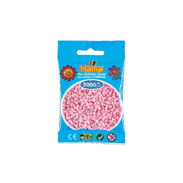 Hama perler MINI nr. 95 Pastel Rosa 2000 stk