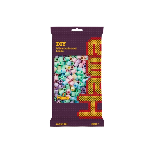 Hama maxi perler 500stk mix 52