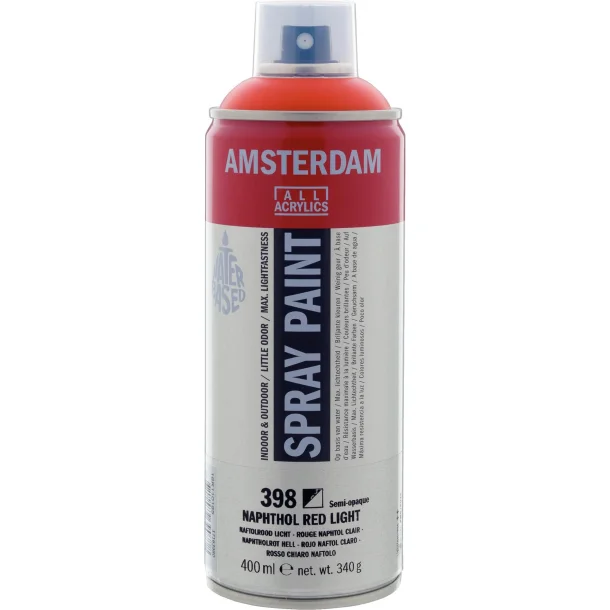 AMSTERDAM Spray paint 400 ml Naphthol Red Light 398