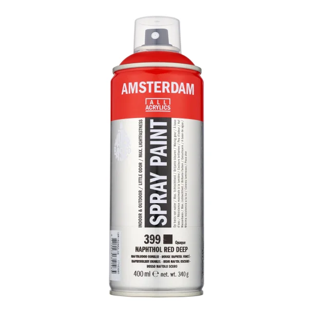 AMSTERDAM Spray paint 400 ml Naphthol Red Deep 399