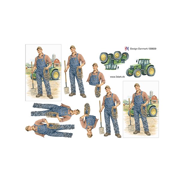 3D ark Landmand HM design M48