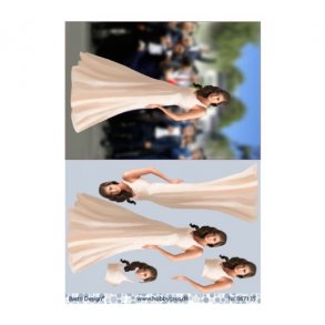 3D ark A5 konfirmandinde brunt hr M4