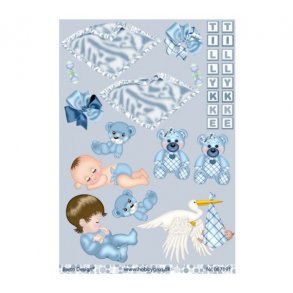 3D ark Baby dreng M8