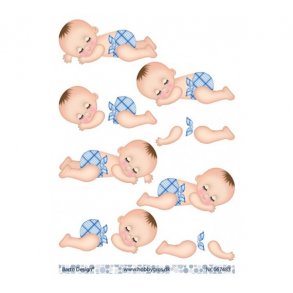 3D ark baby,dreng som sover M39