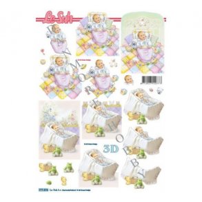 3D ark baby i vugge M34