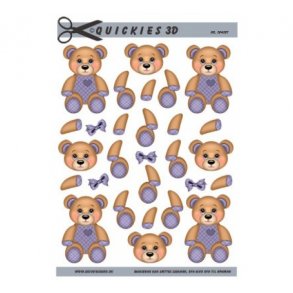 3D ark bamse lille bl M31