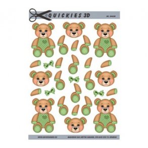 3D ark bamse lille grn M31