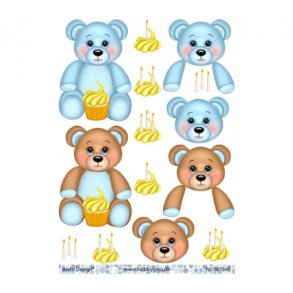 3D ark Bamse lysebl M29