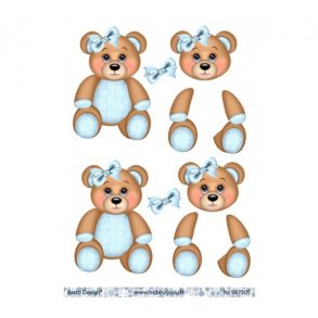 3D ark Bamse lysebl stor M1