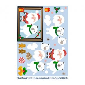 3D ark Barto Glad julemand M43