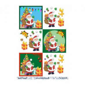 3D ark Barto Julemand med gaver M26