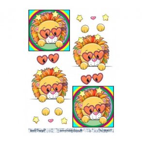 3D ark Barto Lve med hjertebriller M14