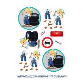 3D ark Barto Mekaniker pige M26