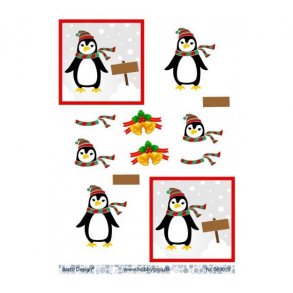 3D ark Barto Pingvin i kulden M43