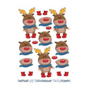 3D ark Barto Rudolf med den rde tud M34