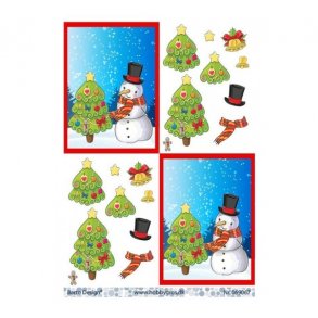 3D ark Barto Snemand & juletr M34