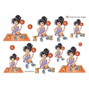 3D ark Baskeball pige M11