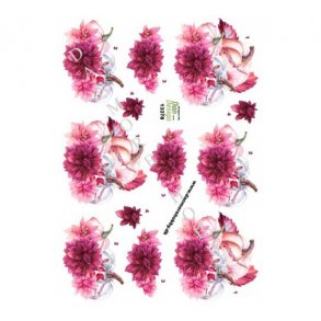 3D ark Blomster & gr�skar M43