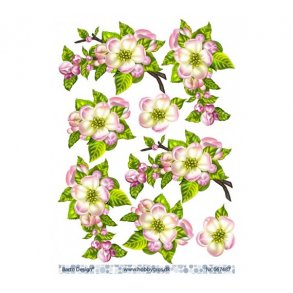 3D ark blomster,kirsebrgren M39