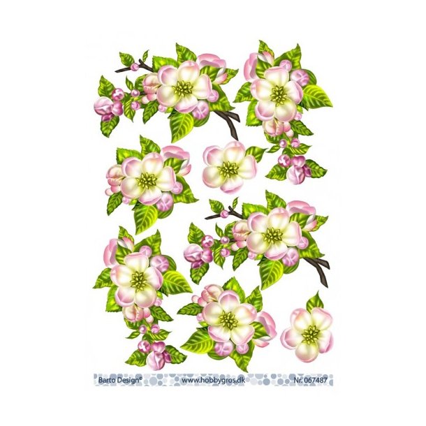 3D ark blomster,kirsebrgren M39