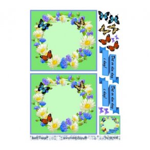 3D ark Blomsterkrans M29