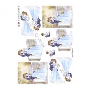 3D ark brudepar p� bro M21