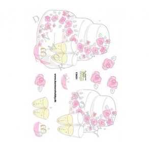 3D ark Bryllupskage A5 M44